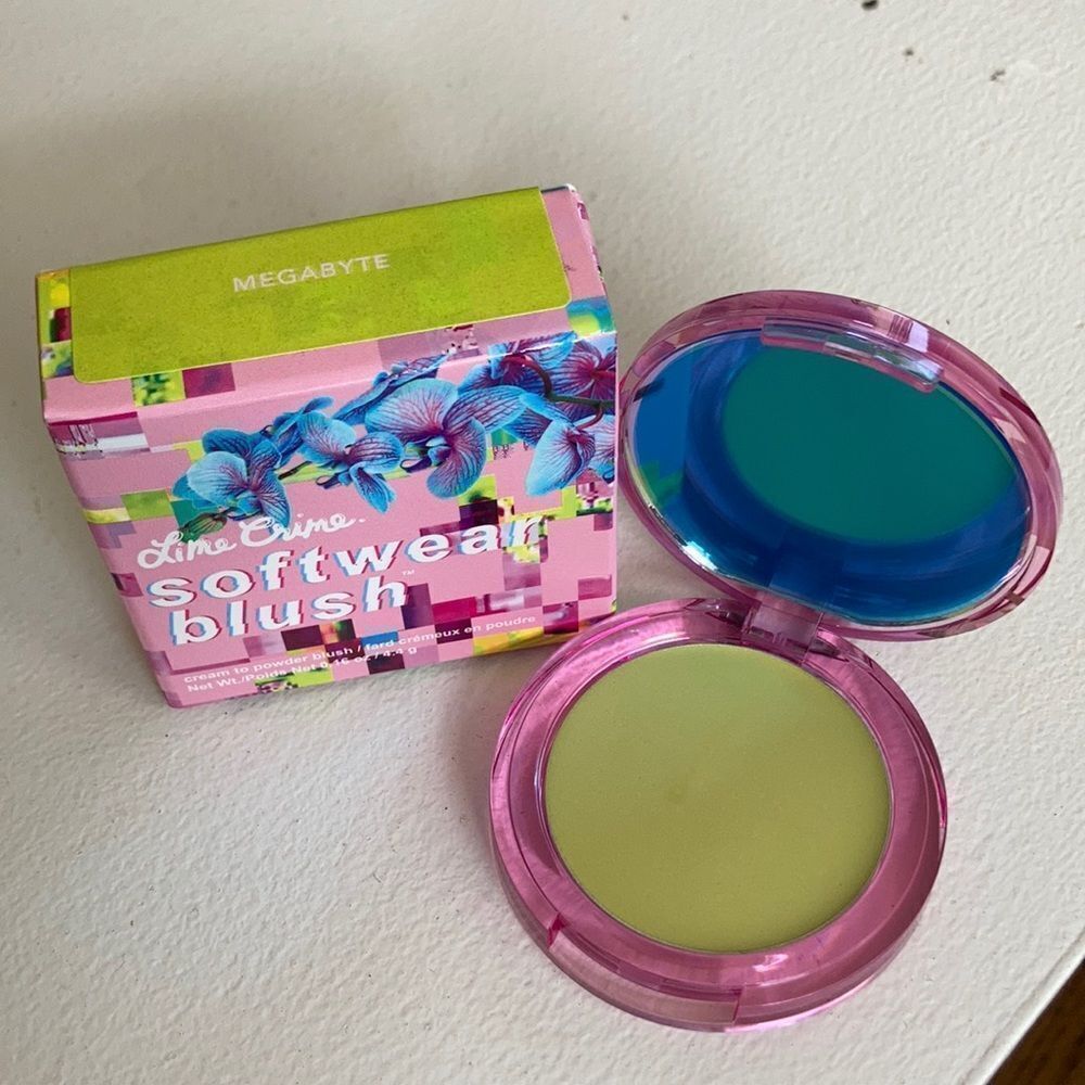 1 LEFT! Lime Crime Softwear Blush Megabyte